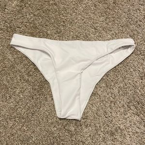 White Cheeky Bikini Bottoms